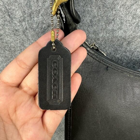 Coach Vintage Leather Purse 9950 Black Janice Legacy Bag unlined - Picture 8 of 9